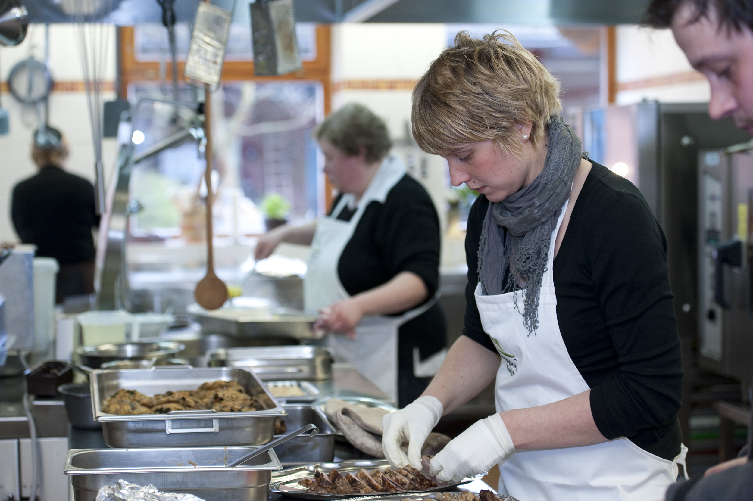 Küche und Service